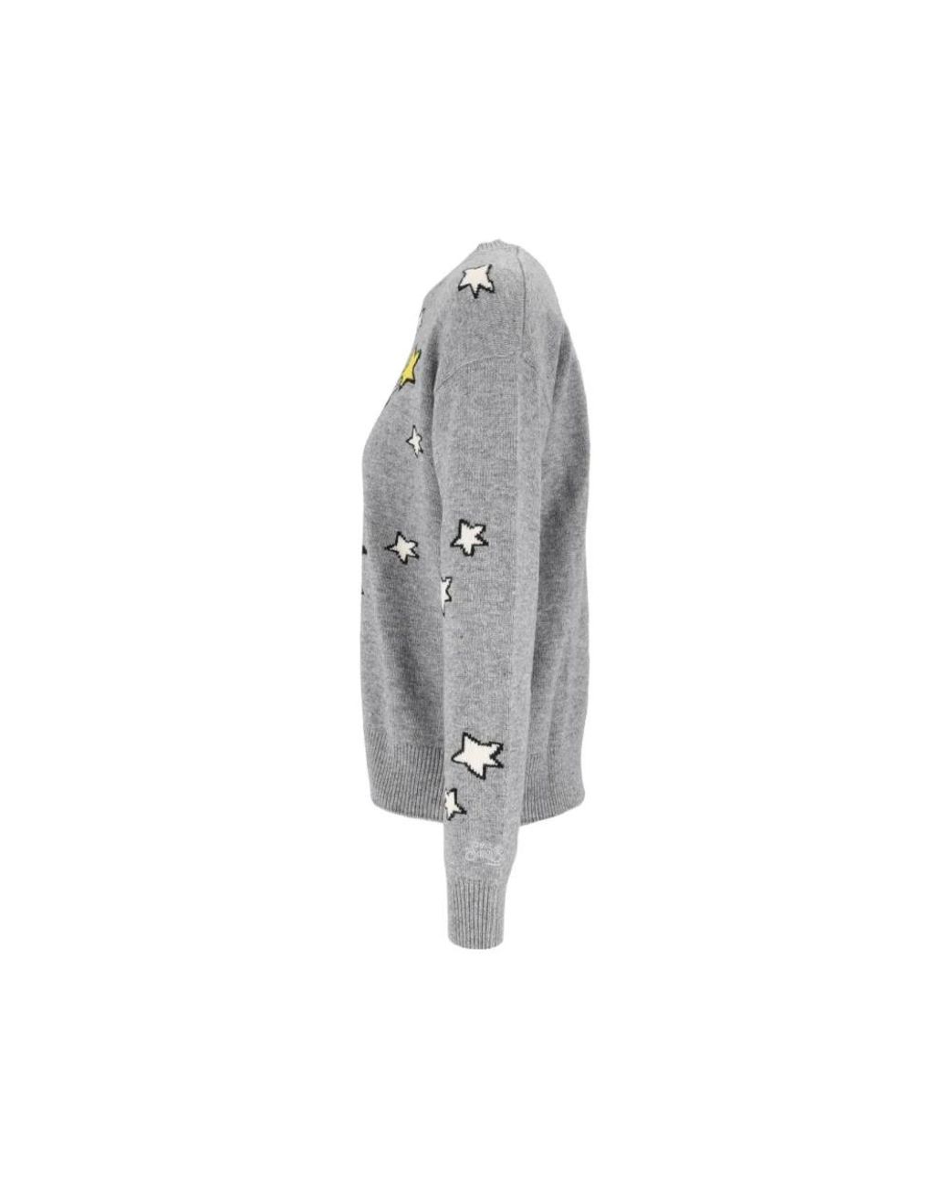 Mc2 Saint Barth Gray Round-Neck Knitwear