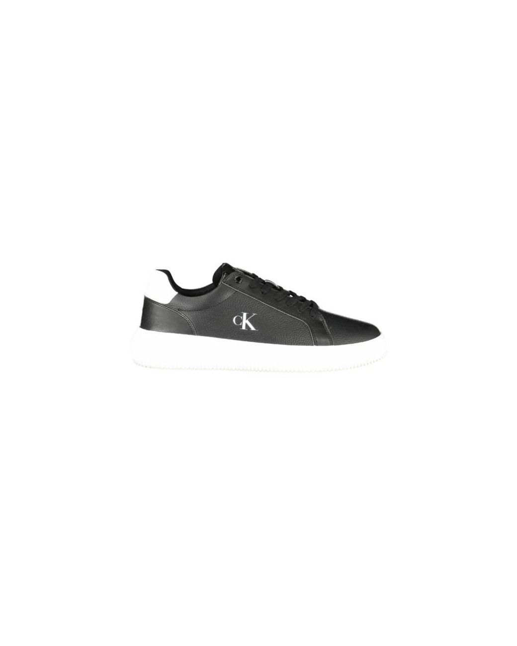 Calvin Klein Black Leather Sneaker for men