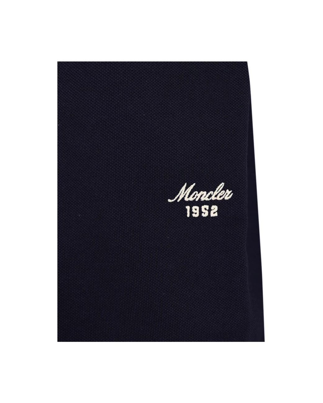 Moncler Blue Polo Shirts for men