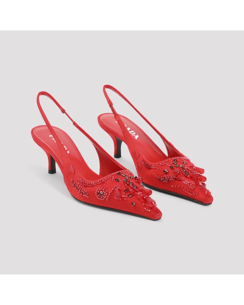 Prada Red Pumps