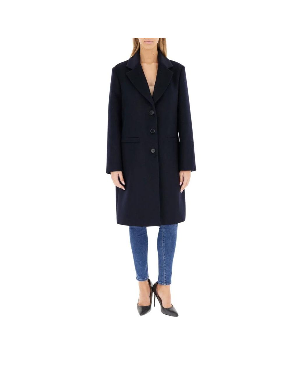Liu Jo Blue Single-Breasted Coats