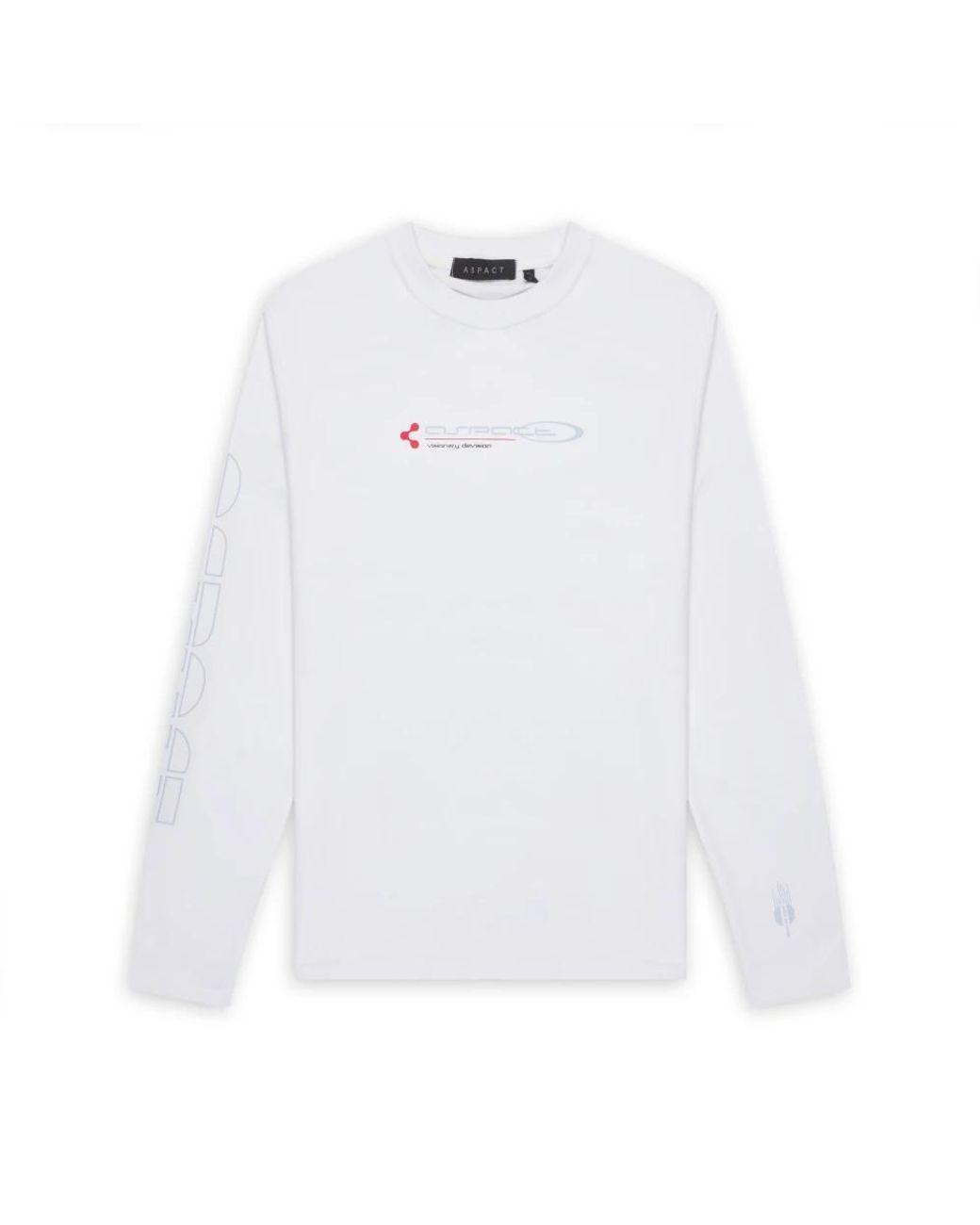 Aspact Tops ,Wit ,Vogayer Ls Tee in het White voor heren