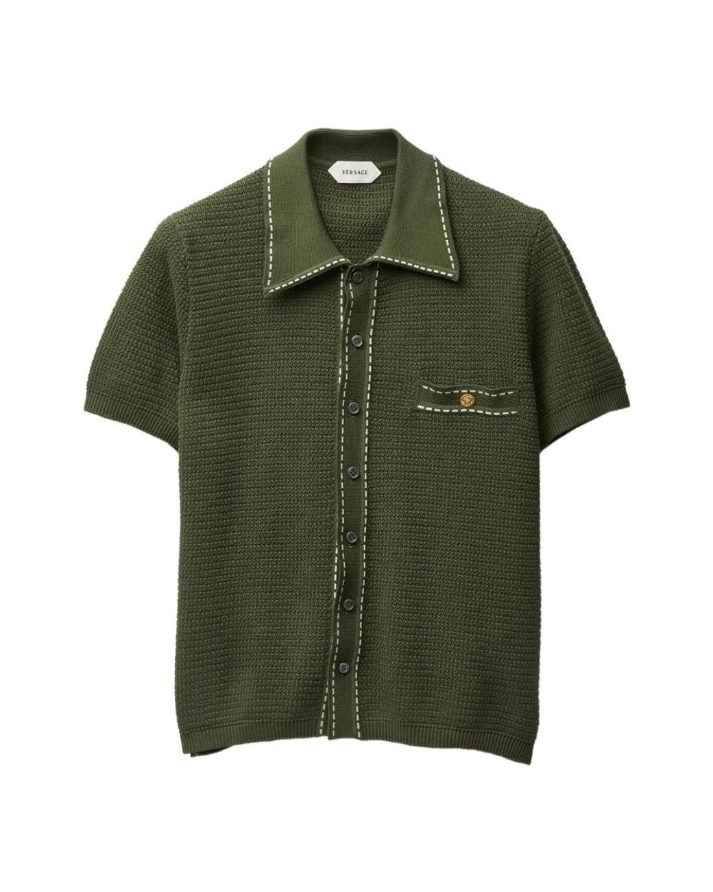 Versace Green Polo Shirts for men