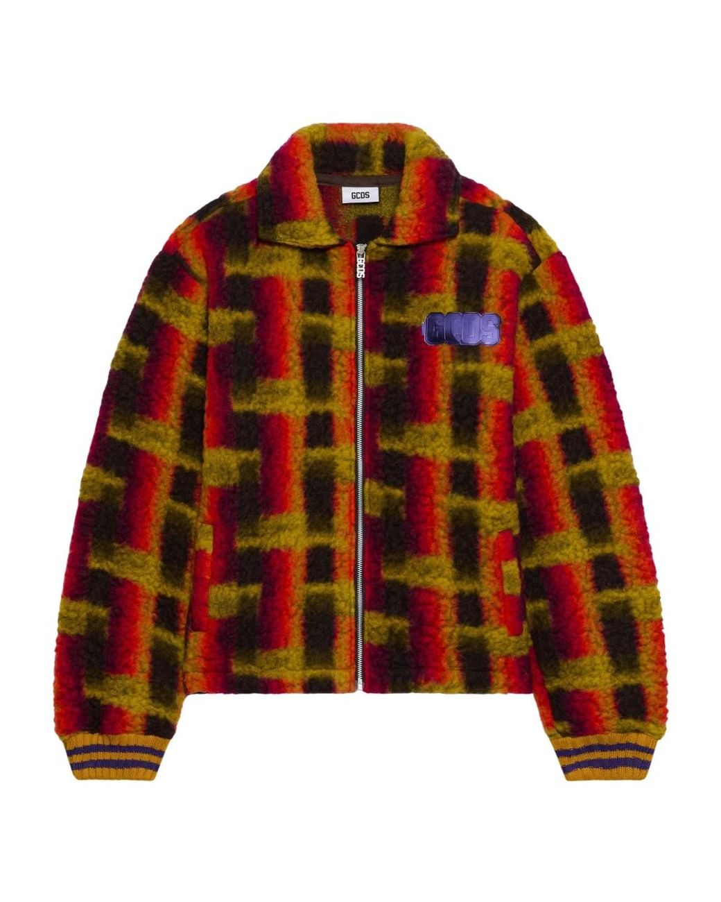 Gcds Red Faux Fur & Shearling Jackets for men