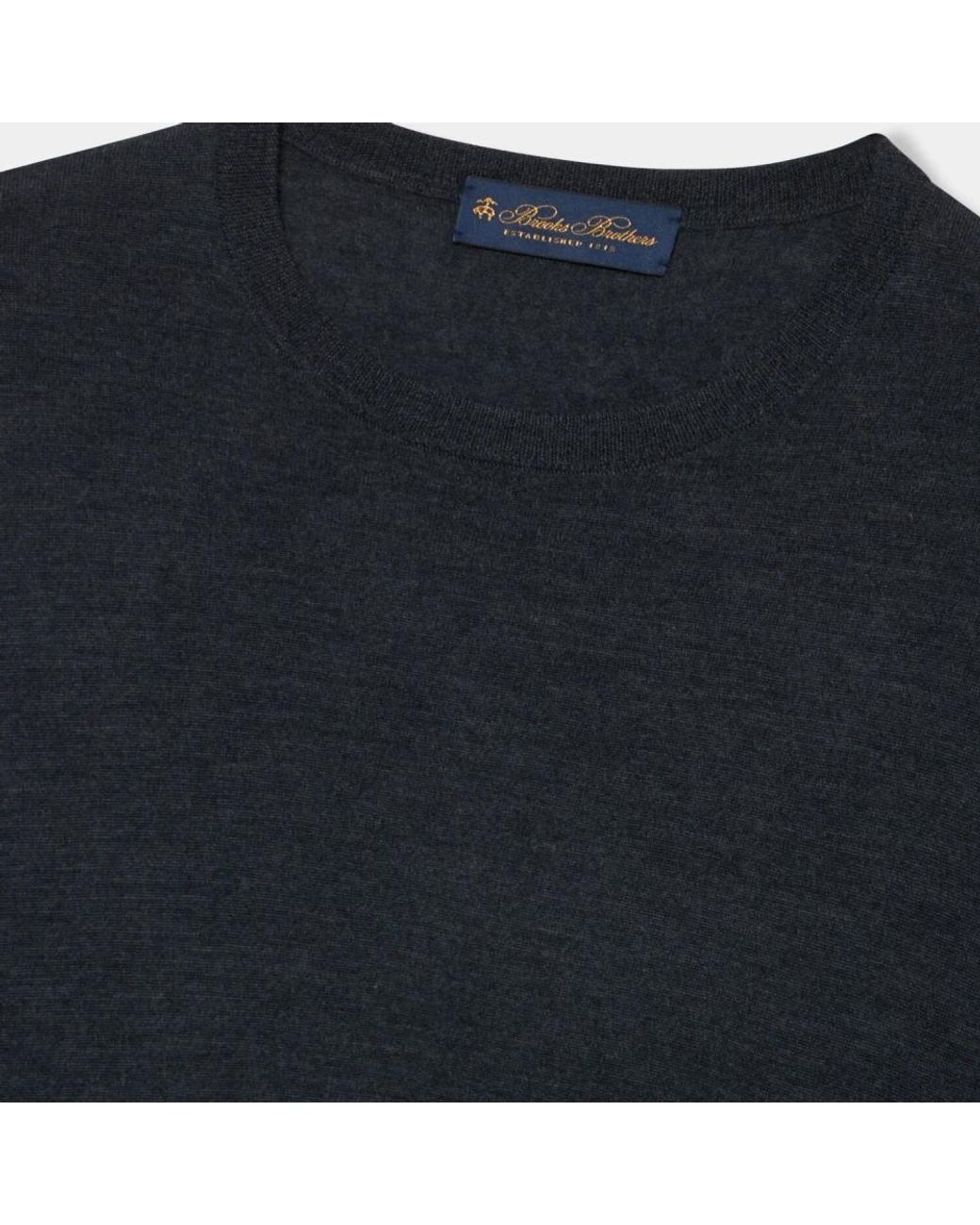 Brooks Brothers Blue Round-Neck Knitwear for men
