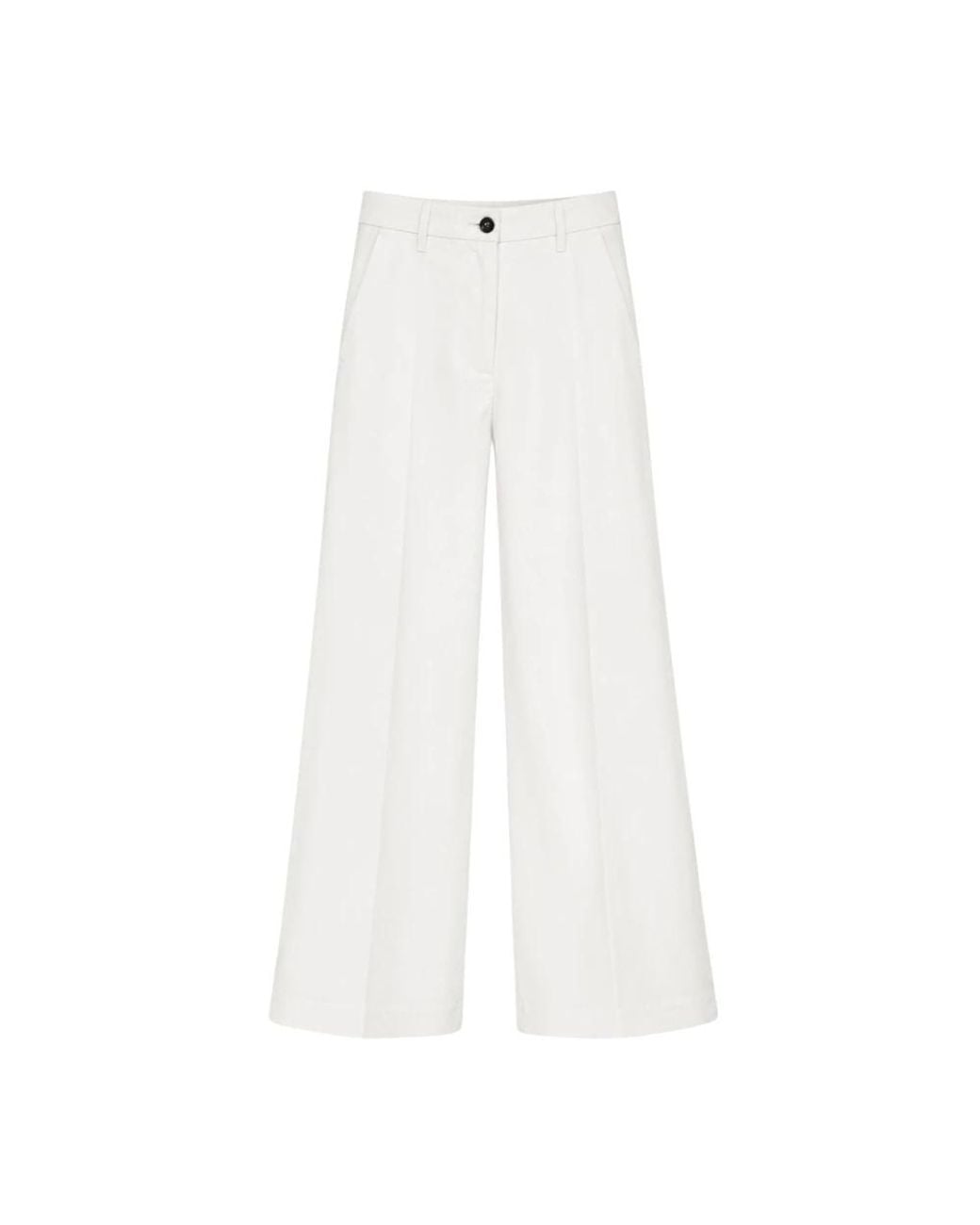 Nine:inthe:morning White Wide Trousers