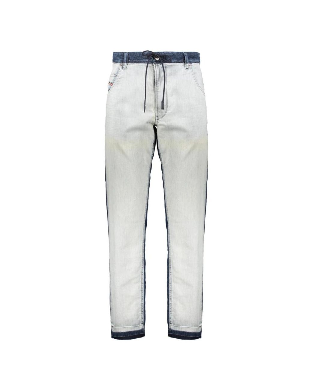DIESEL Gray Straight Jeans for men
