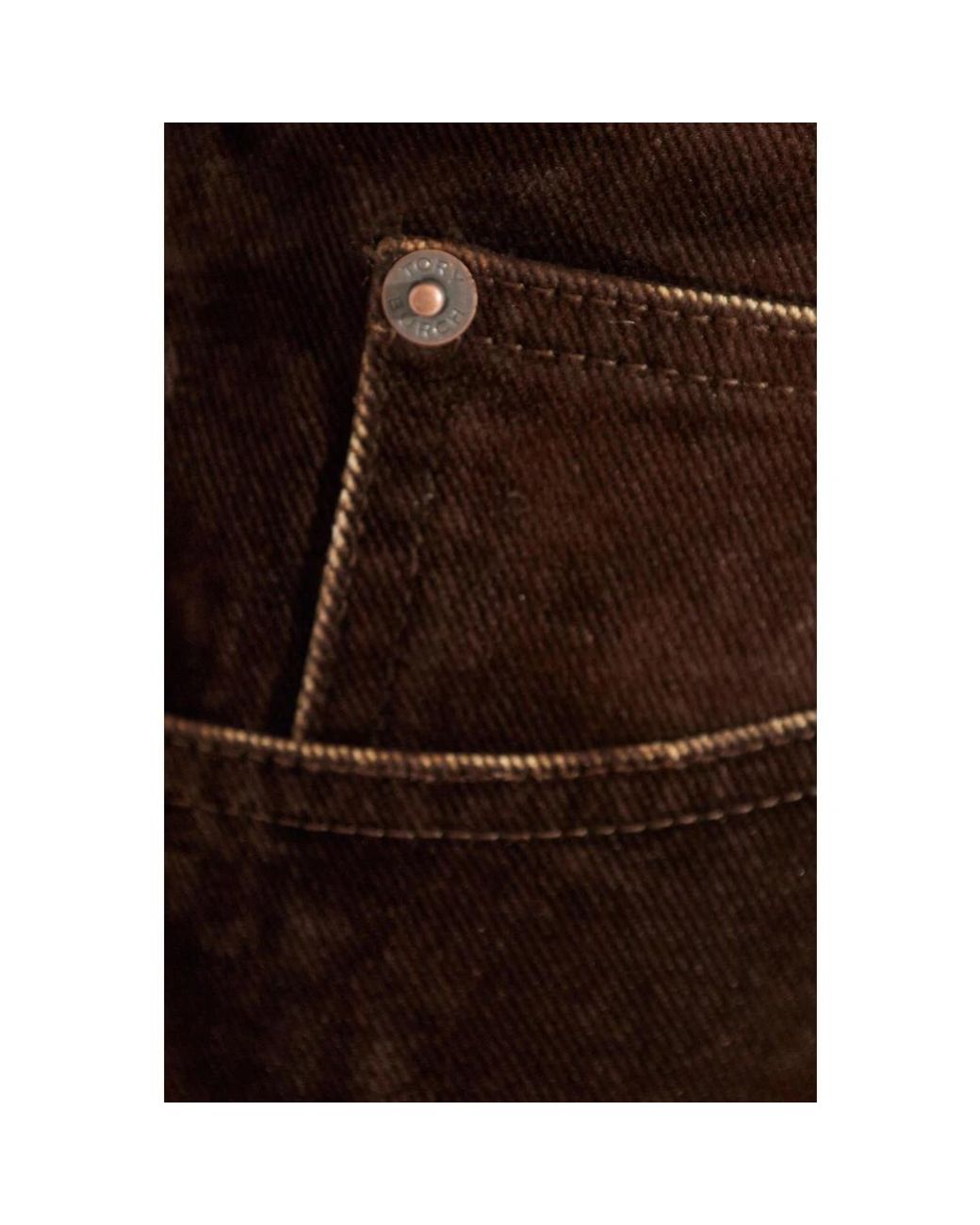 Tory Burch Black Straight Trousers