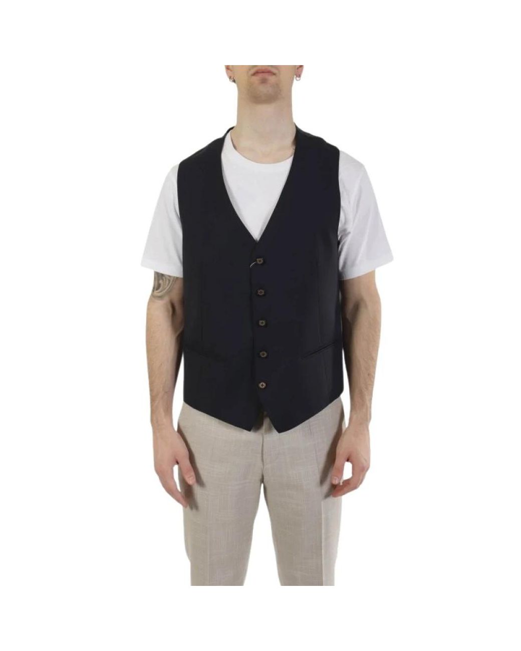 Michael Kors Black Waistcoats for men