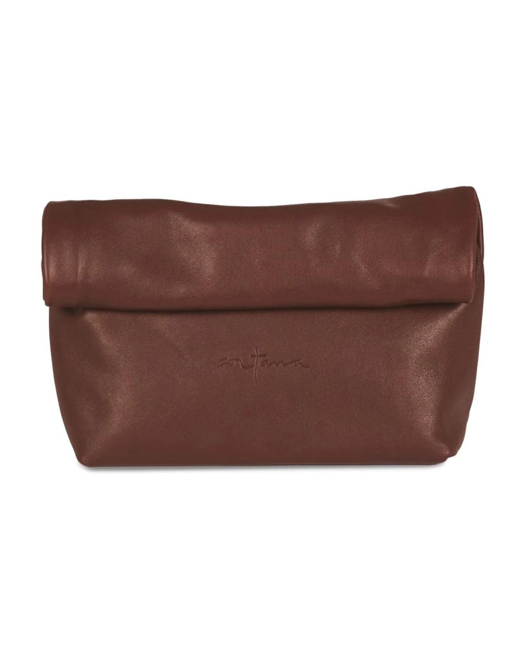 Cortana Brown Clutches