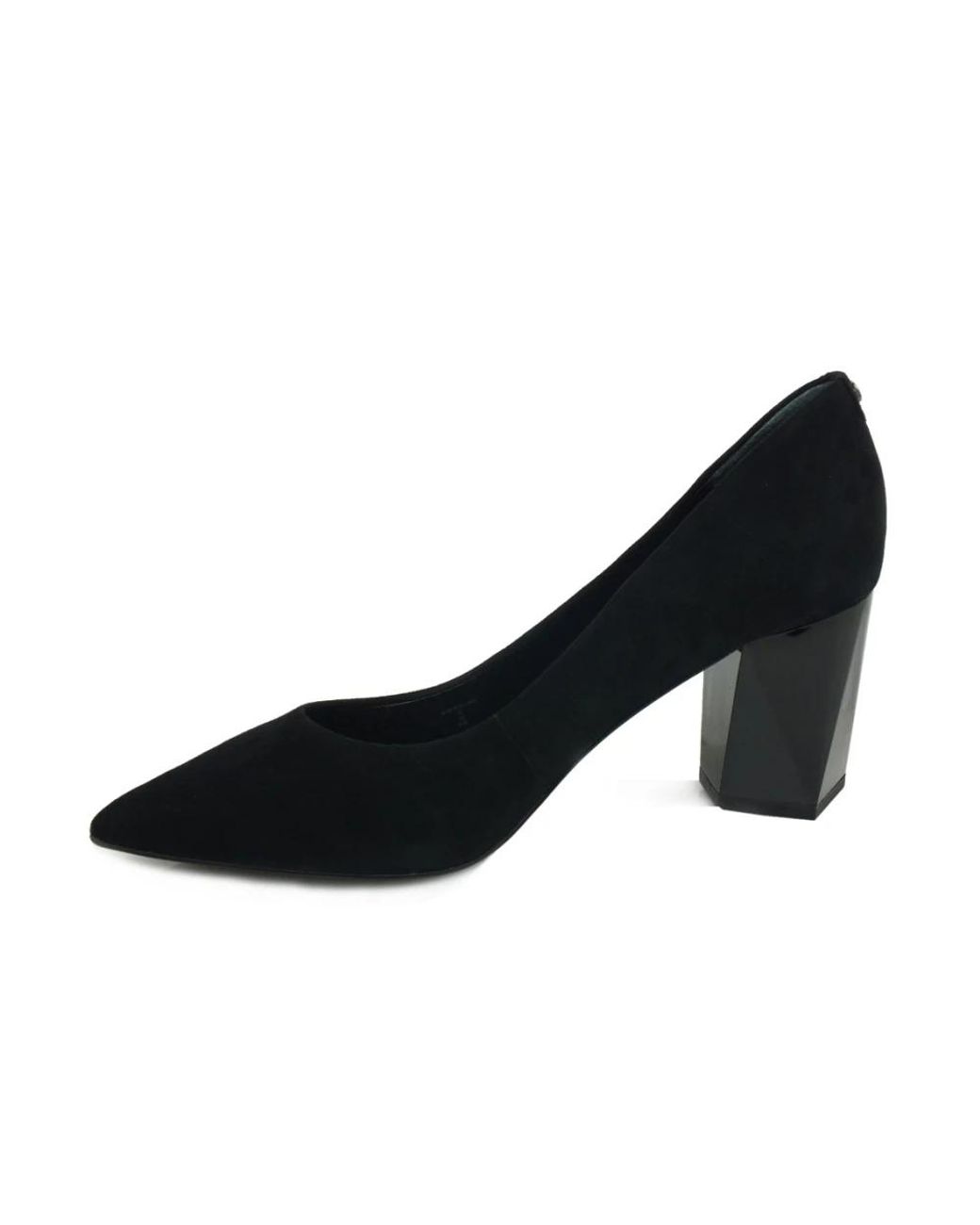 Guess Schoenen ,Zwart ,Leer Pointed Toe Pump in het Black