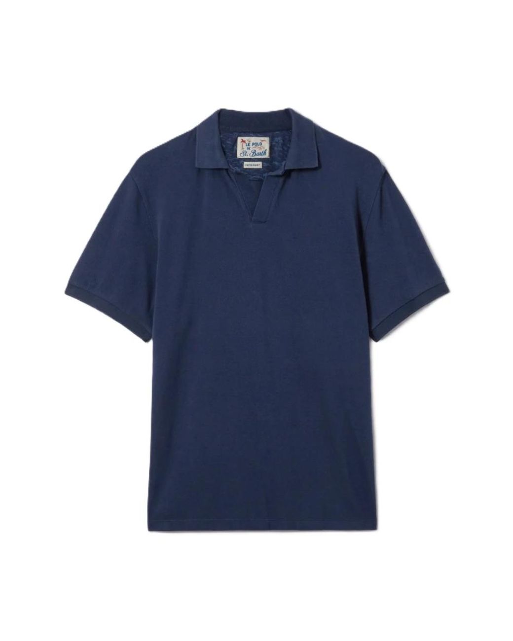 Mc2 Saint Barth Blue Polo Shirts for men