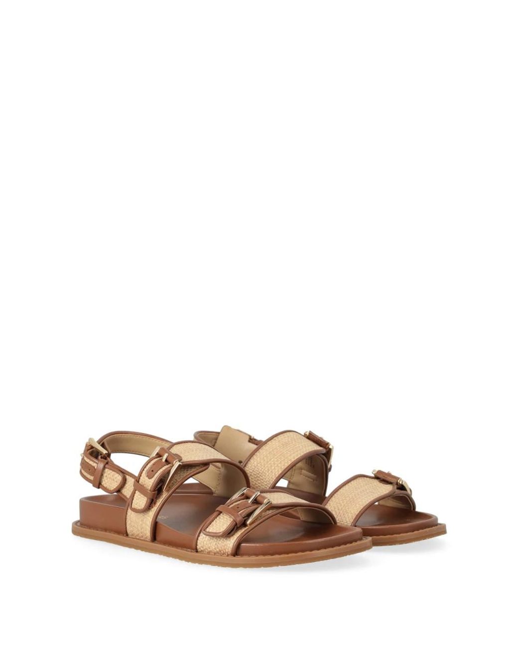 Flat Sandals Michael Kors en coloris Brown