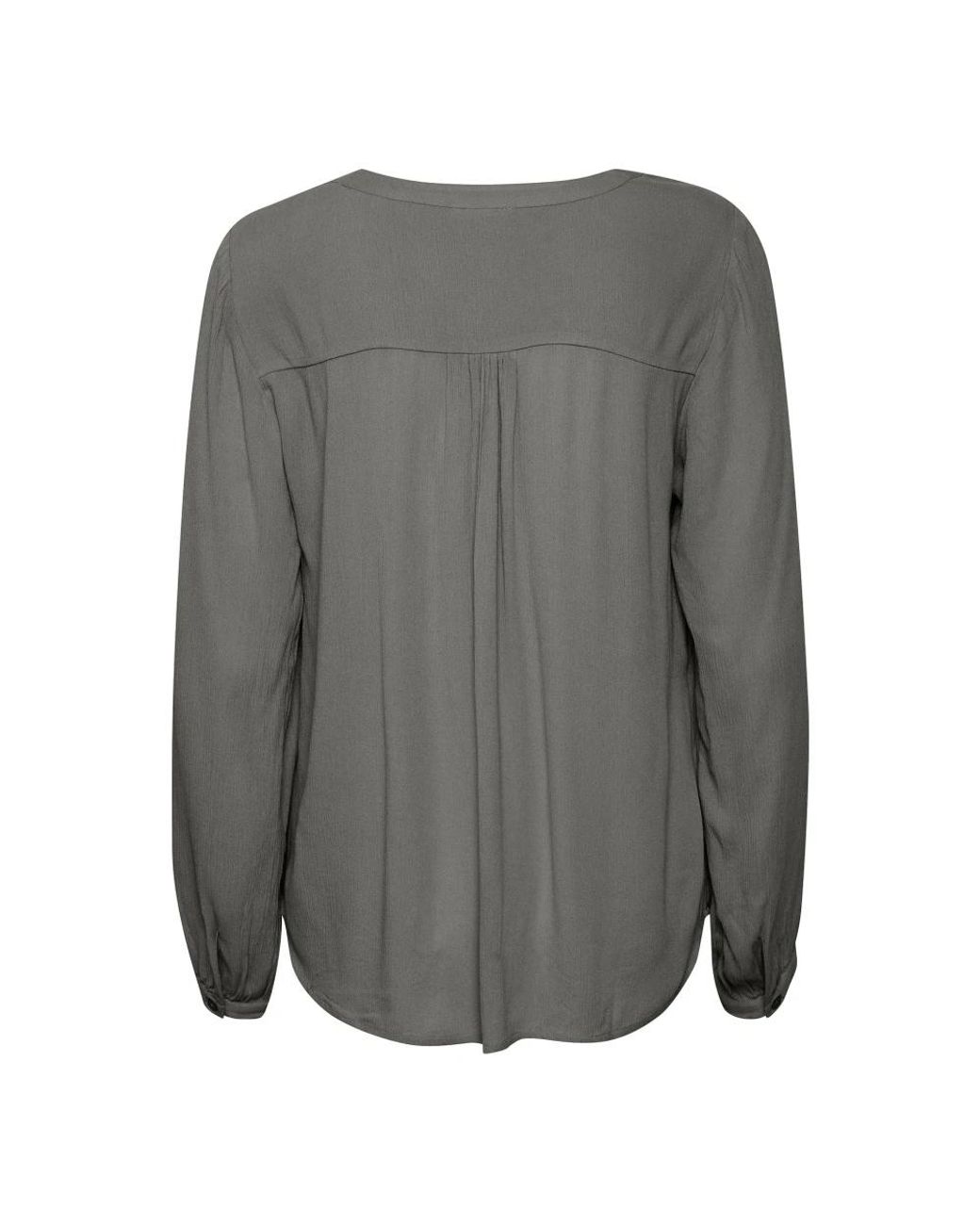 Blouses Kaffe de color Gray