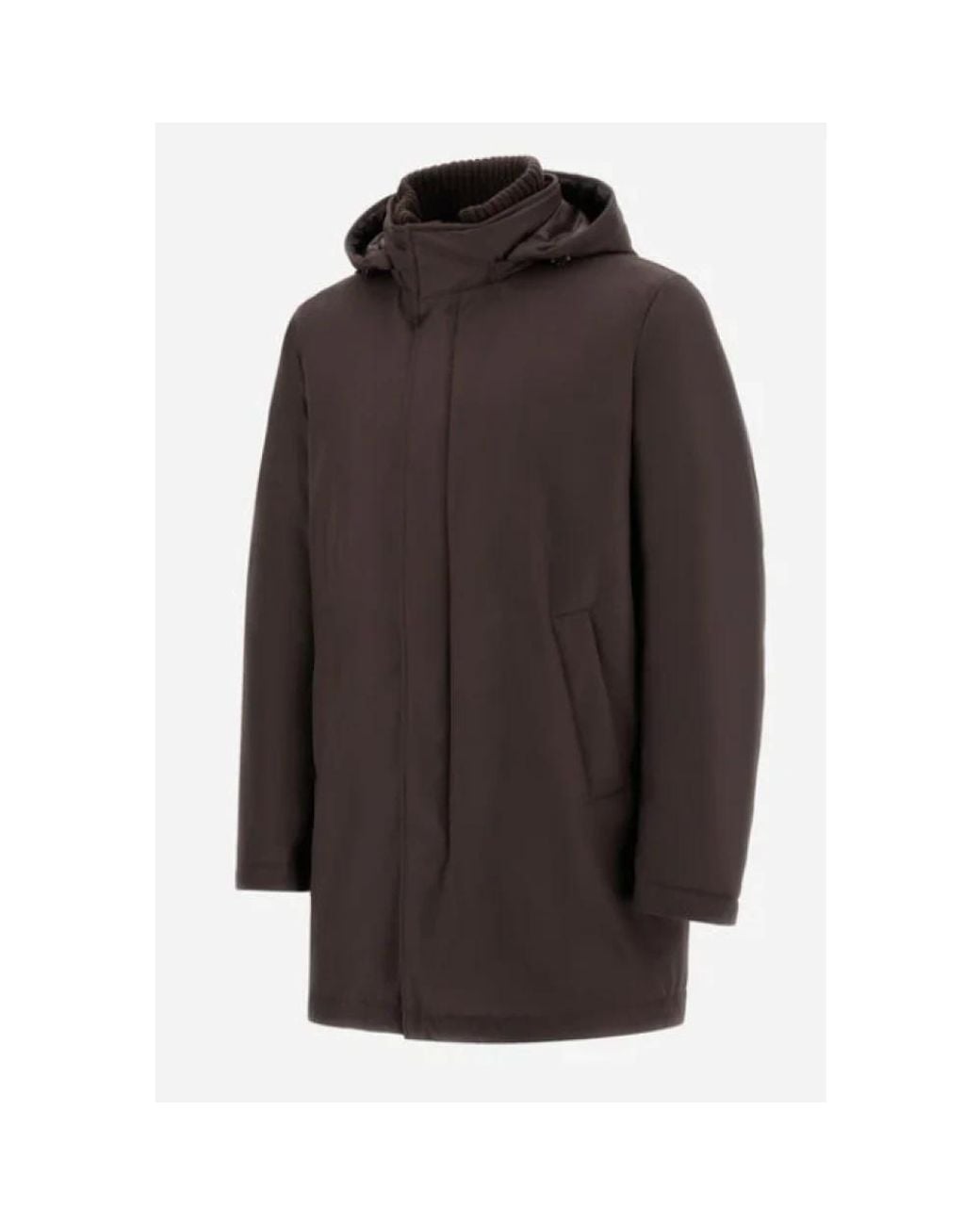 Winter Jackets Herno de hombre de color Brown