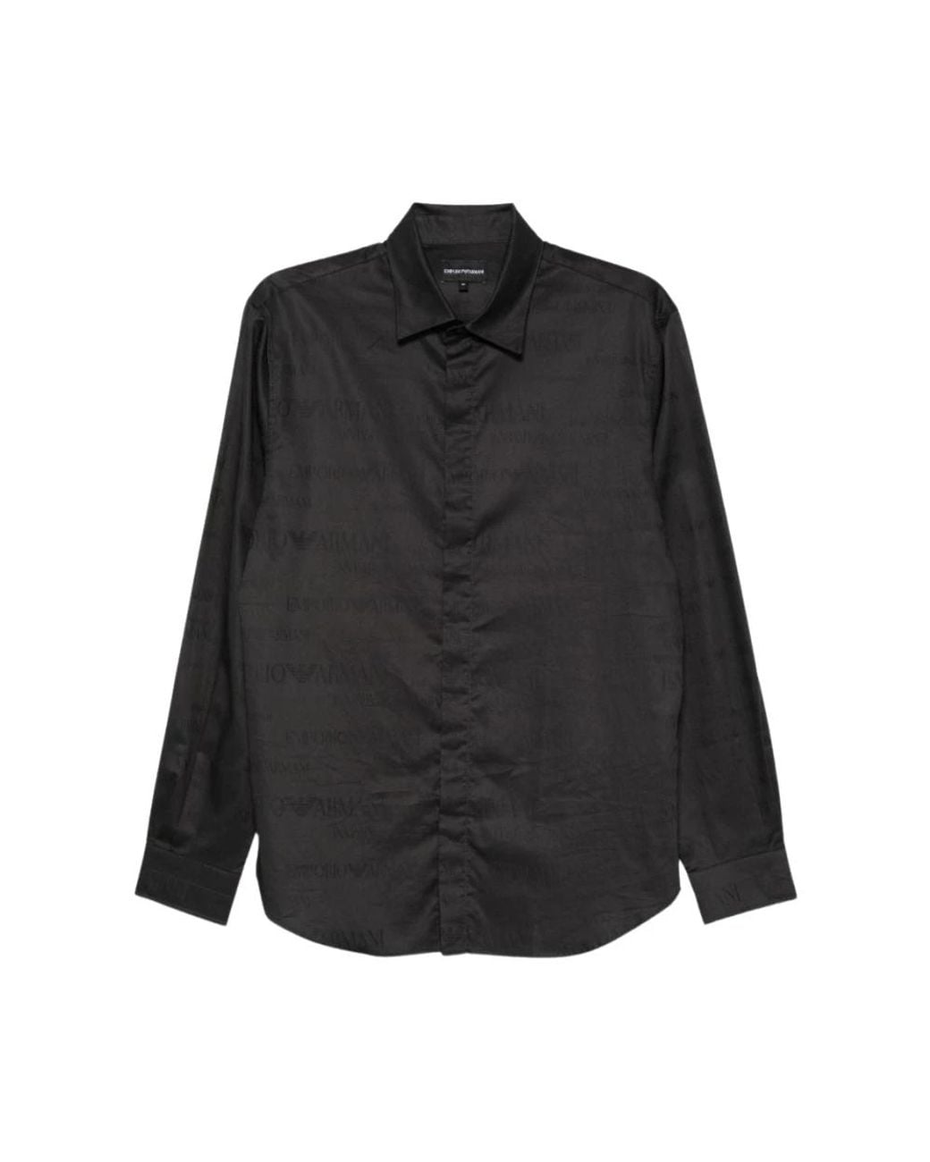 Emporio Armani Black Casual Shirts for men
