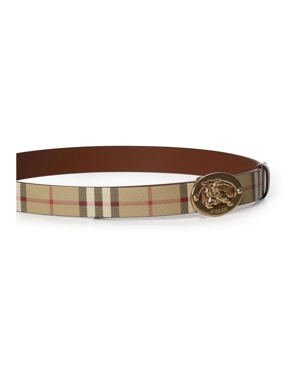Belts di Burberry in Natural