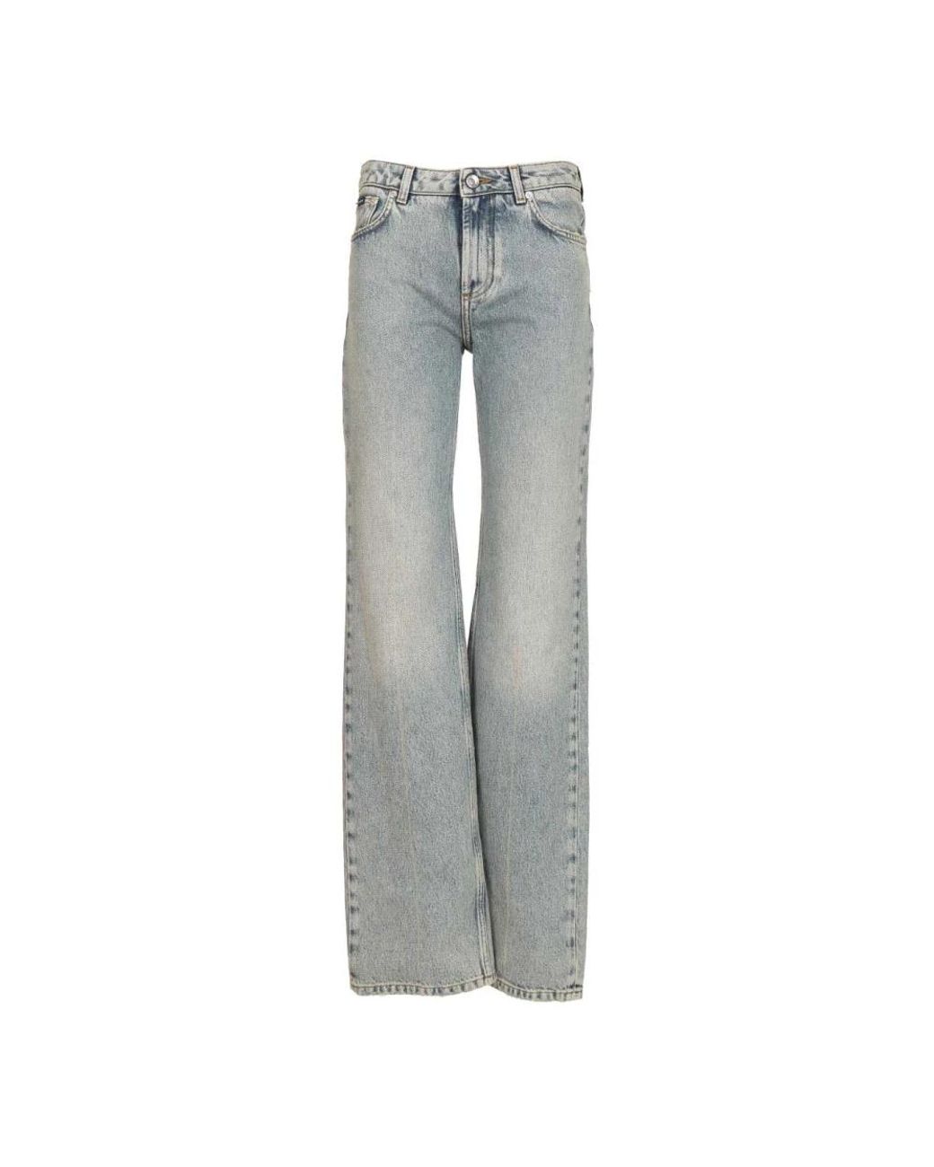 Dolce & Gabbana Gray Flared Jeans