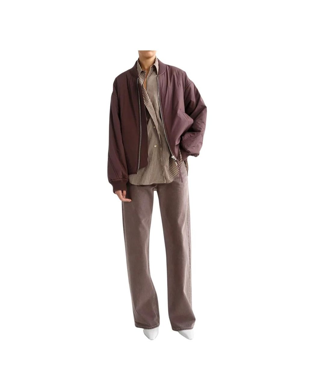 Agolde Brown Straight Fit Jeans