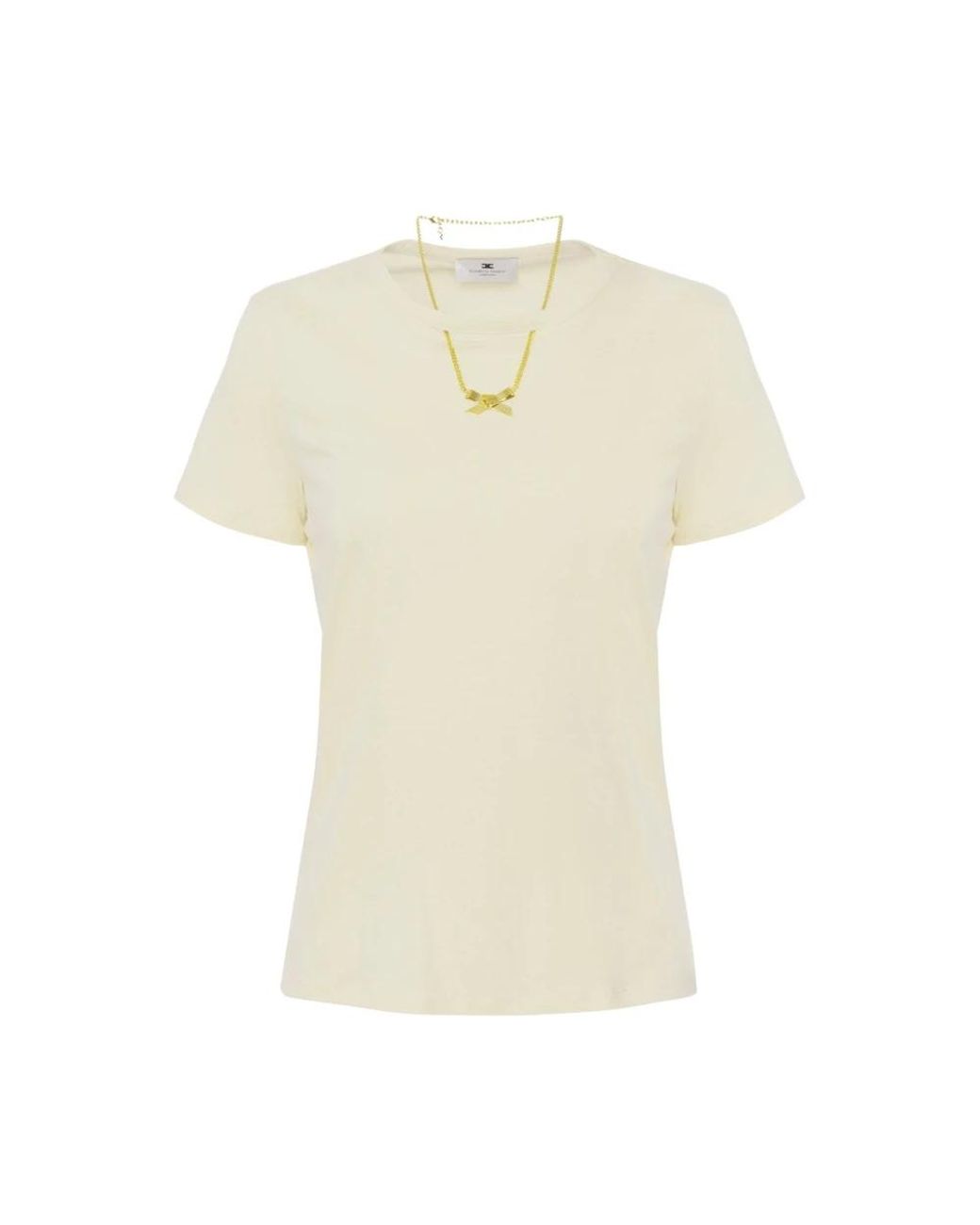 Elisabetta Franchi Natural T-Shirts