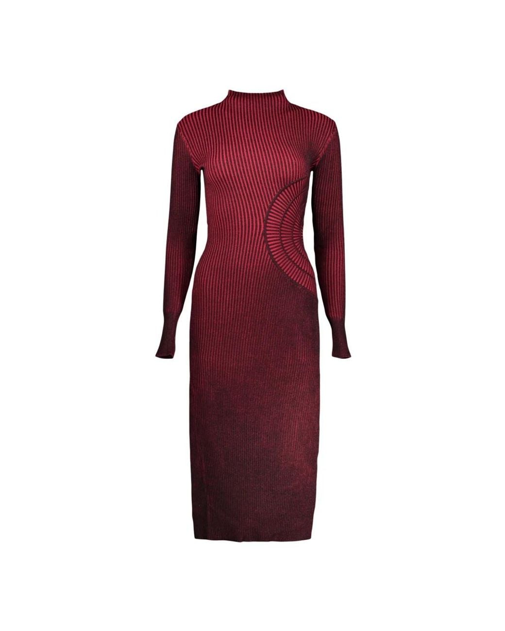 Desigual Red Knitted Dresses