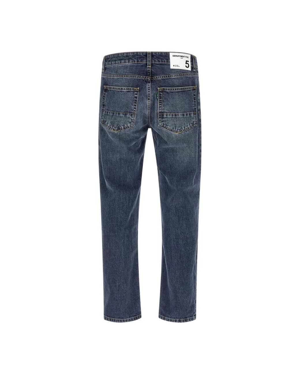 Department 5 Blue Straight Fit Jeans for men