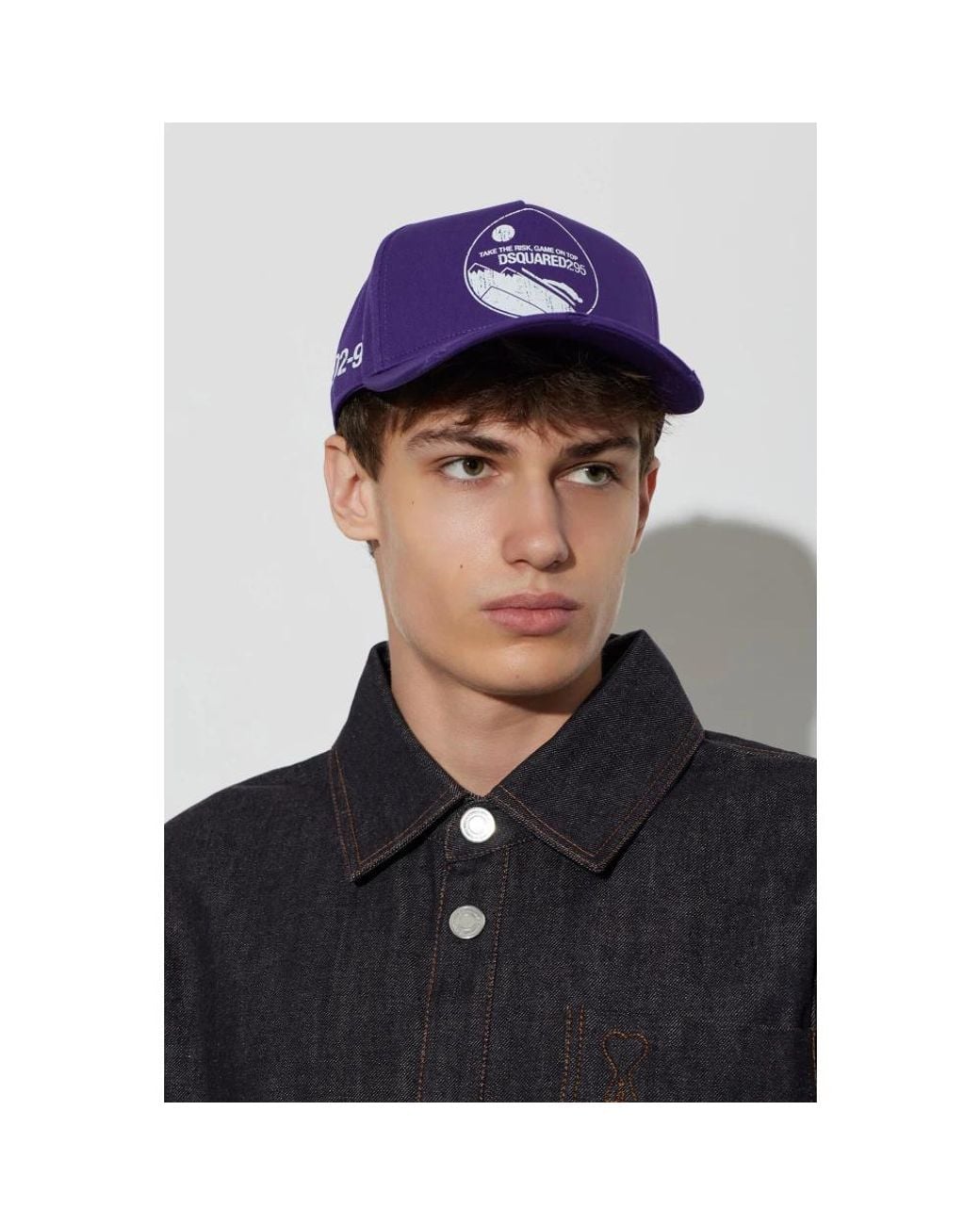 Caps di DSquared² in Purple da Uomo
