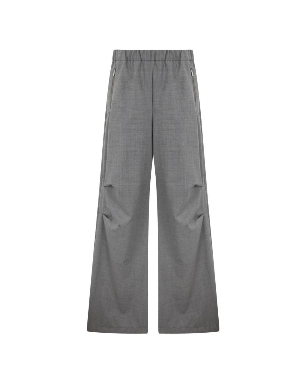 Laminar Gray Wide Trousers