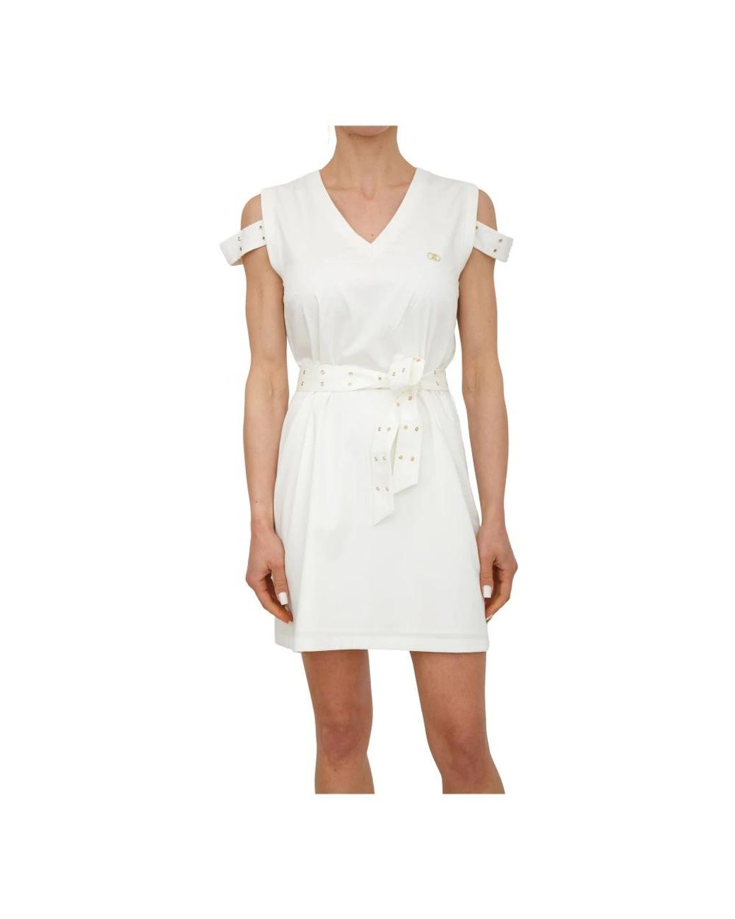 Liu Jo White Short Dresses