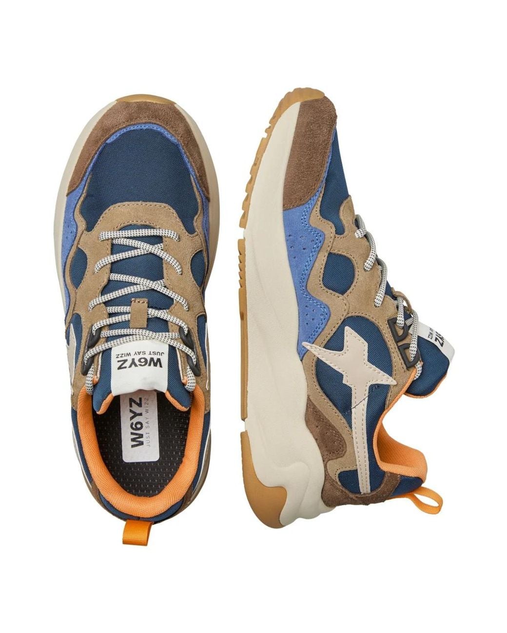 W6yz Blue Sneakers for men