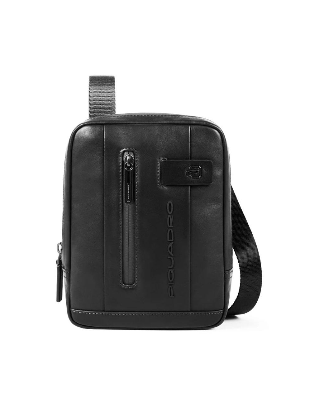 Piquadro Black Cross Body Messenger for men