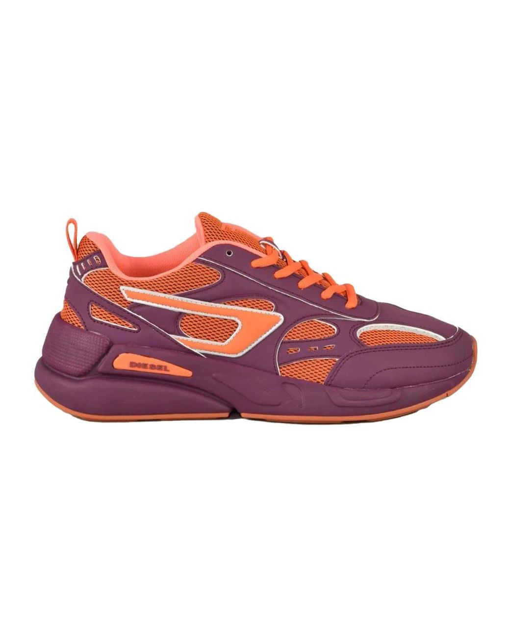 DIESEL Red Other Fibers Sneakers for men