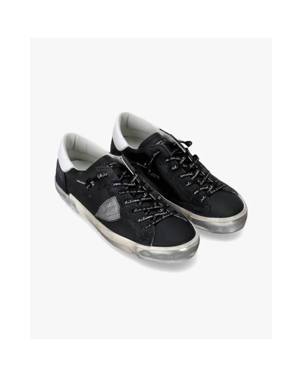 Philippe Model Black Sneakers