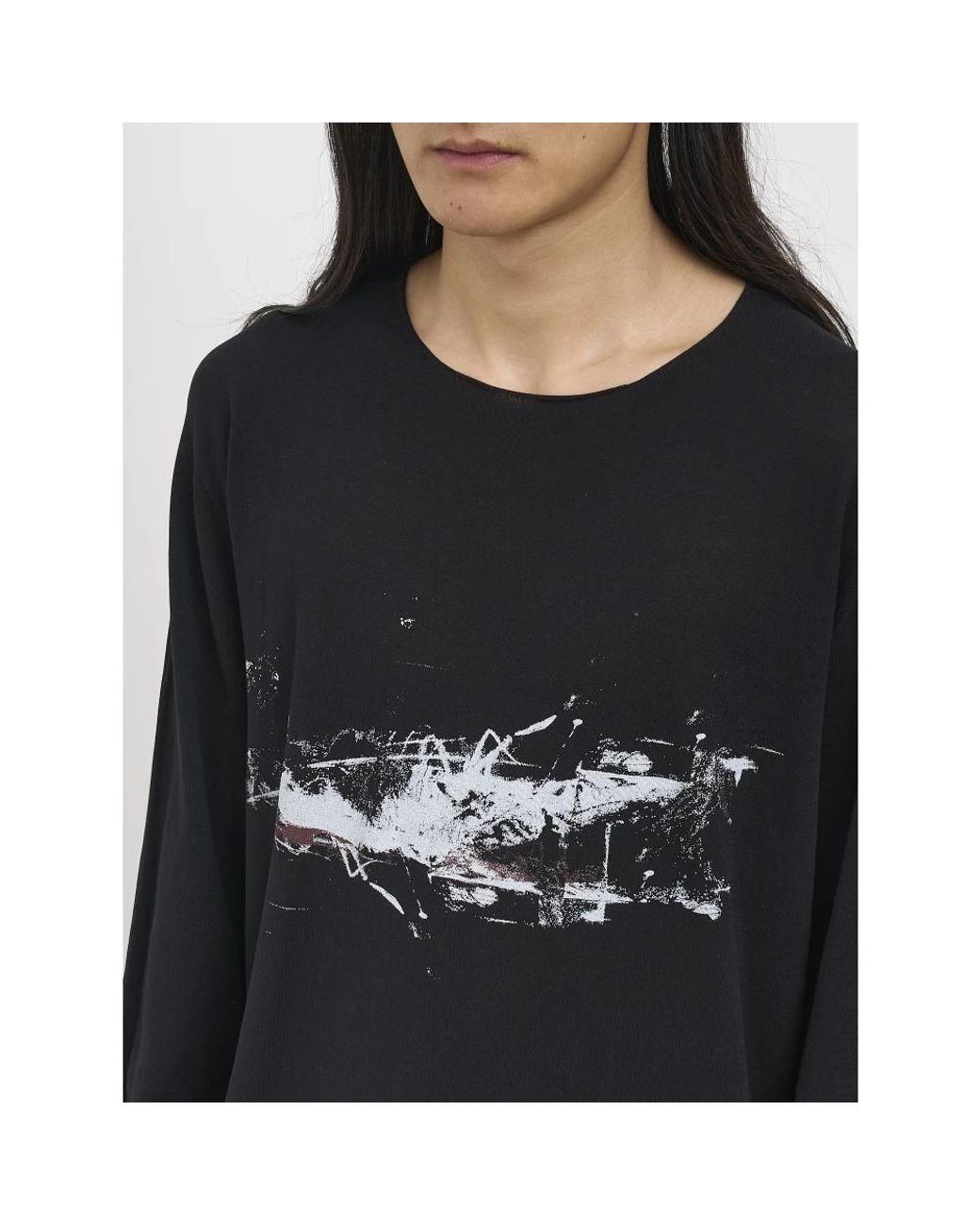 Isabel Benenato Black Long Sleeve Tops for men