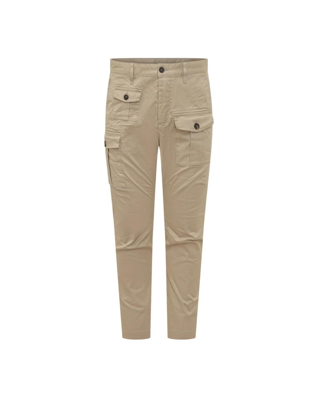DSquared² Natural Cotton Trousers for men