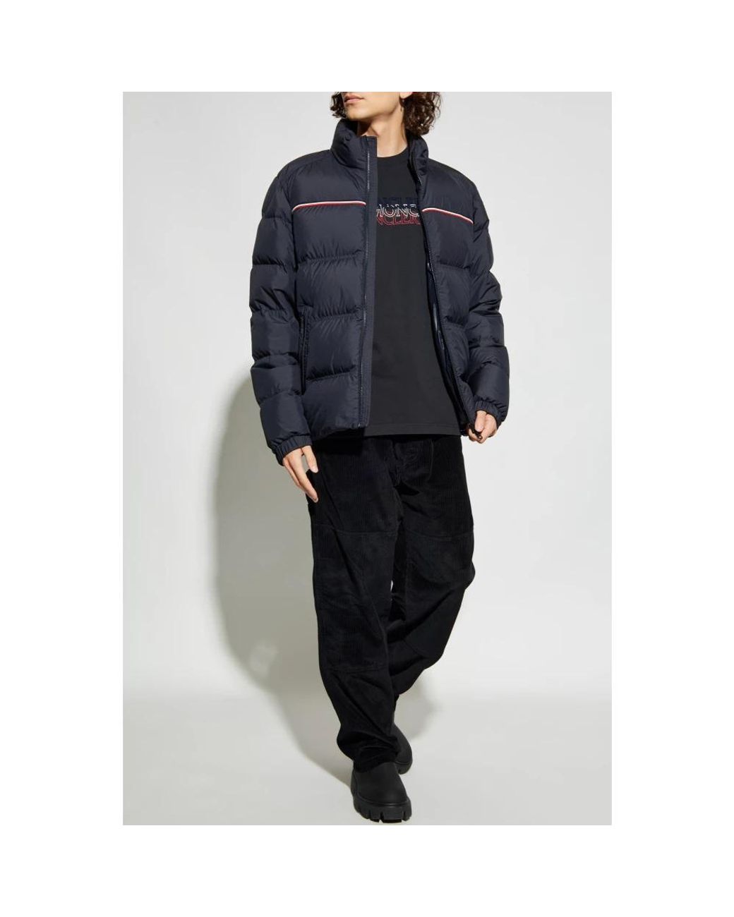 Moncler Jassen ,Blauw ,Polyester Bouvaque Down Jacket in het Blue voor heren