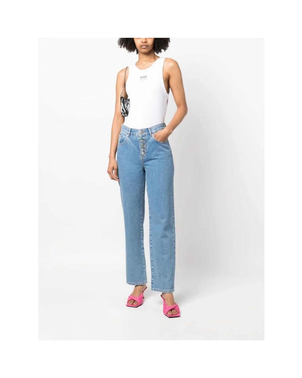 Moschino Blue Straight Jeans
