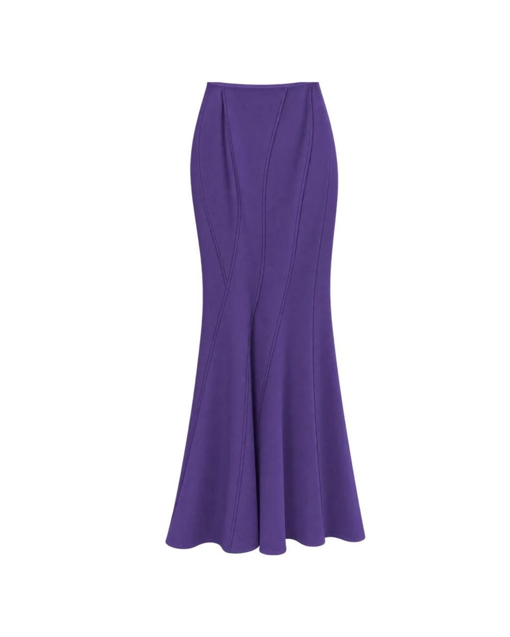 Erika Cavallini Semi Couture Purple Maxi Skirts