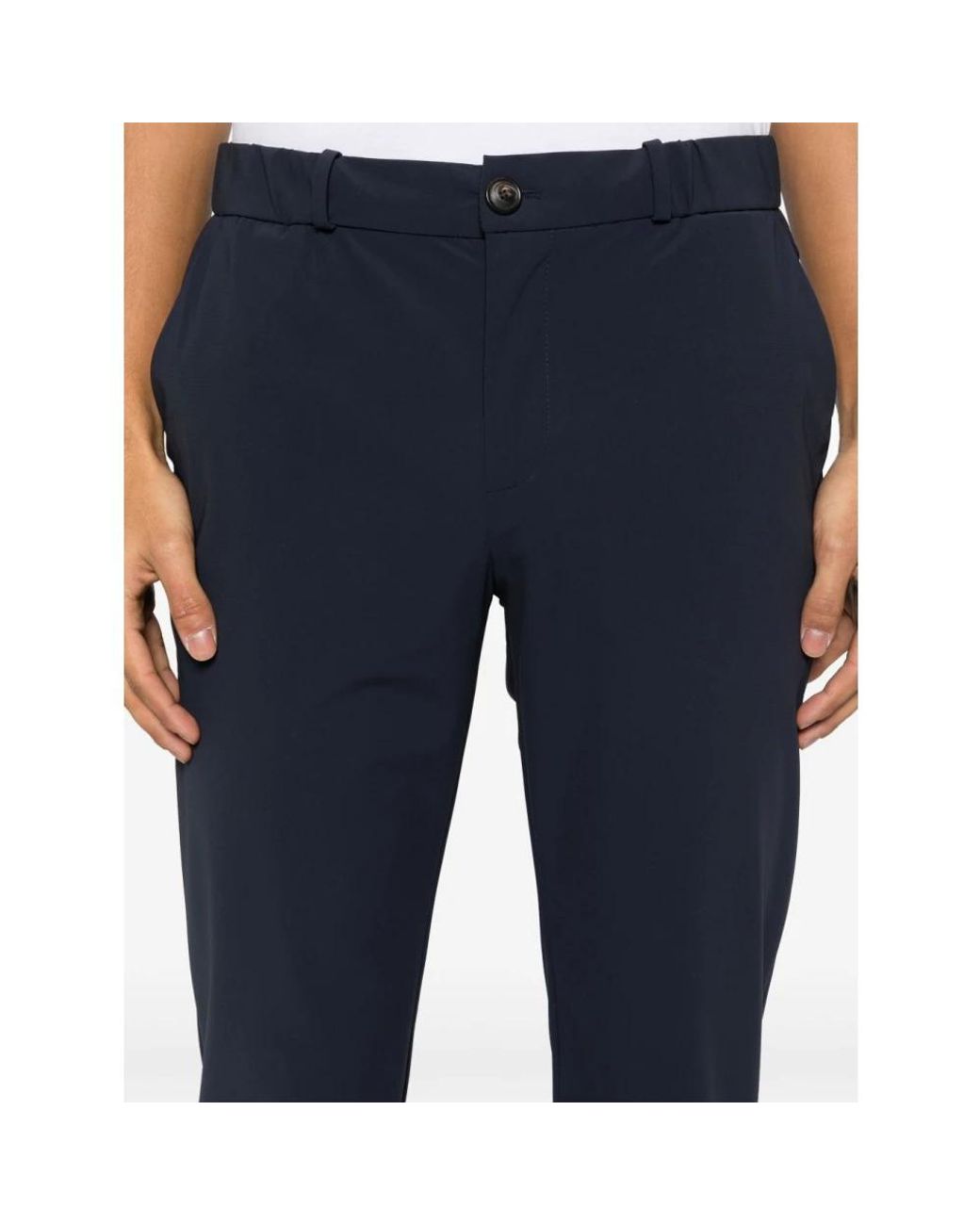 Rrd Blue Slim-Fit Trousers for men