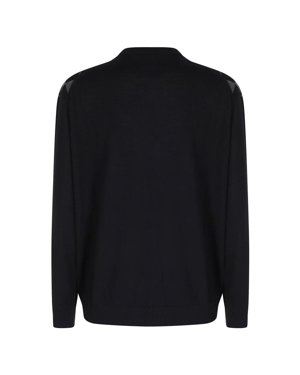 Semicouture Blue V-Neck Knitwear