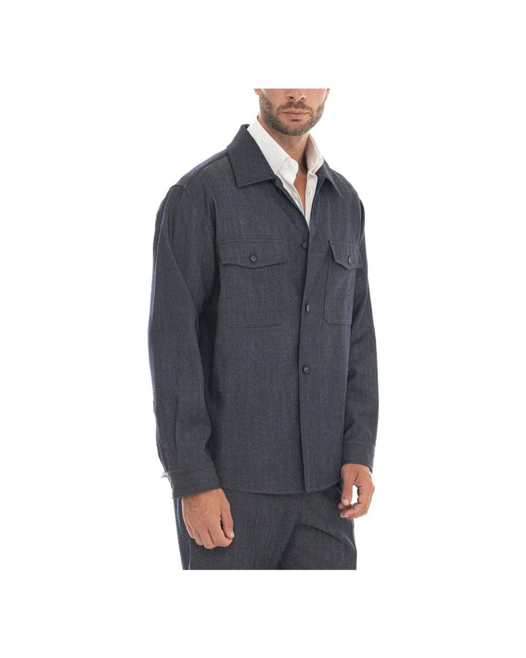 Boss Blue Casual Shirts for men
