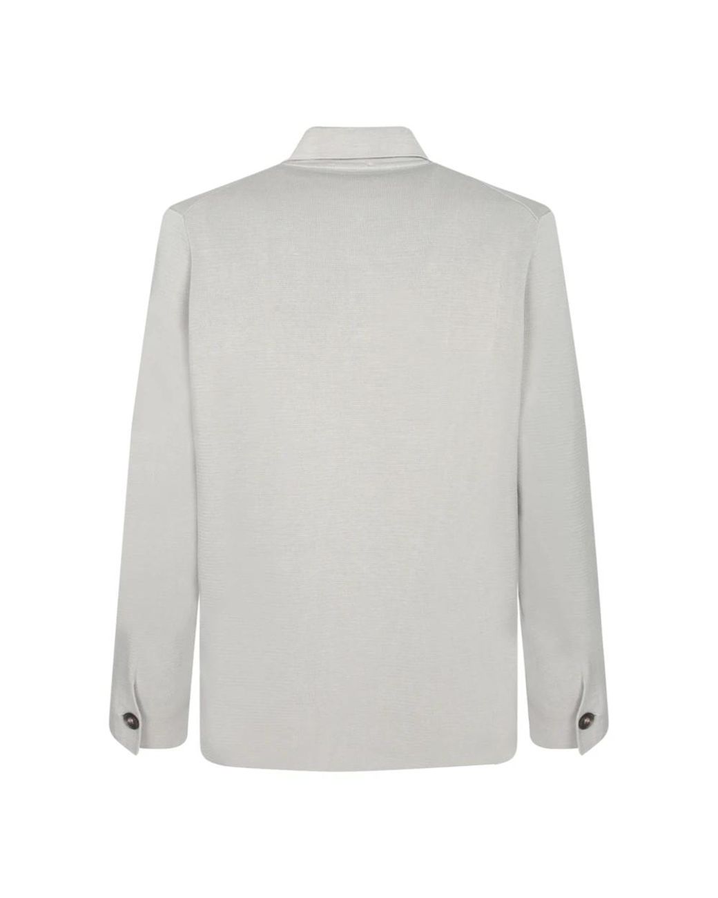 Dell'Oglio Gray Light Jackets for men