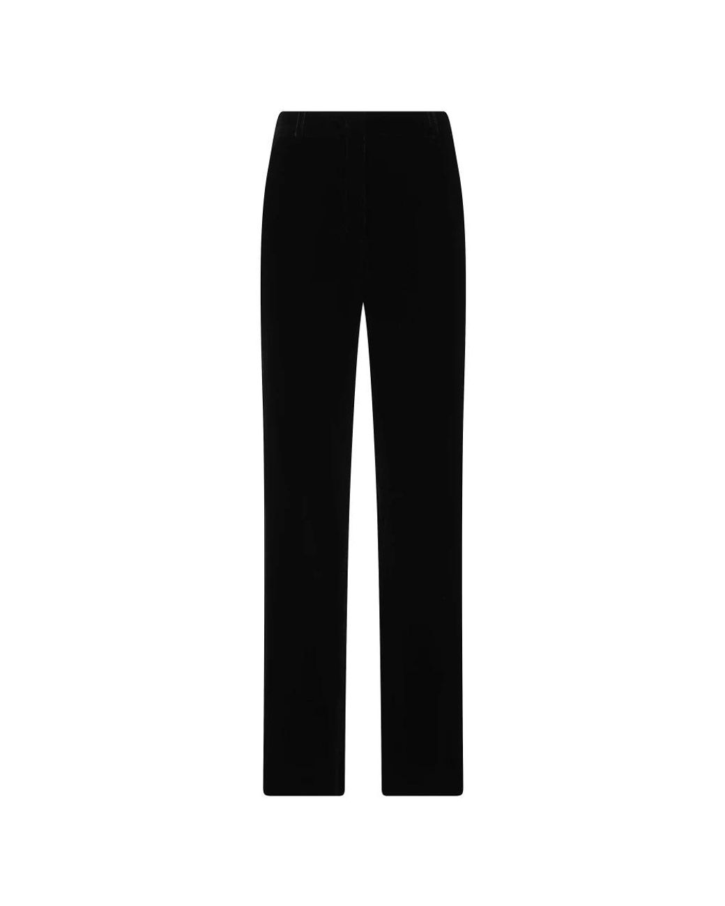 Kiltie Black Straight Trousers