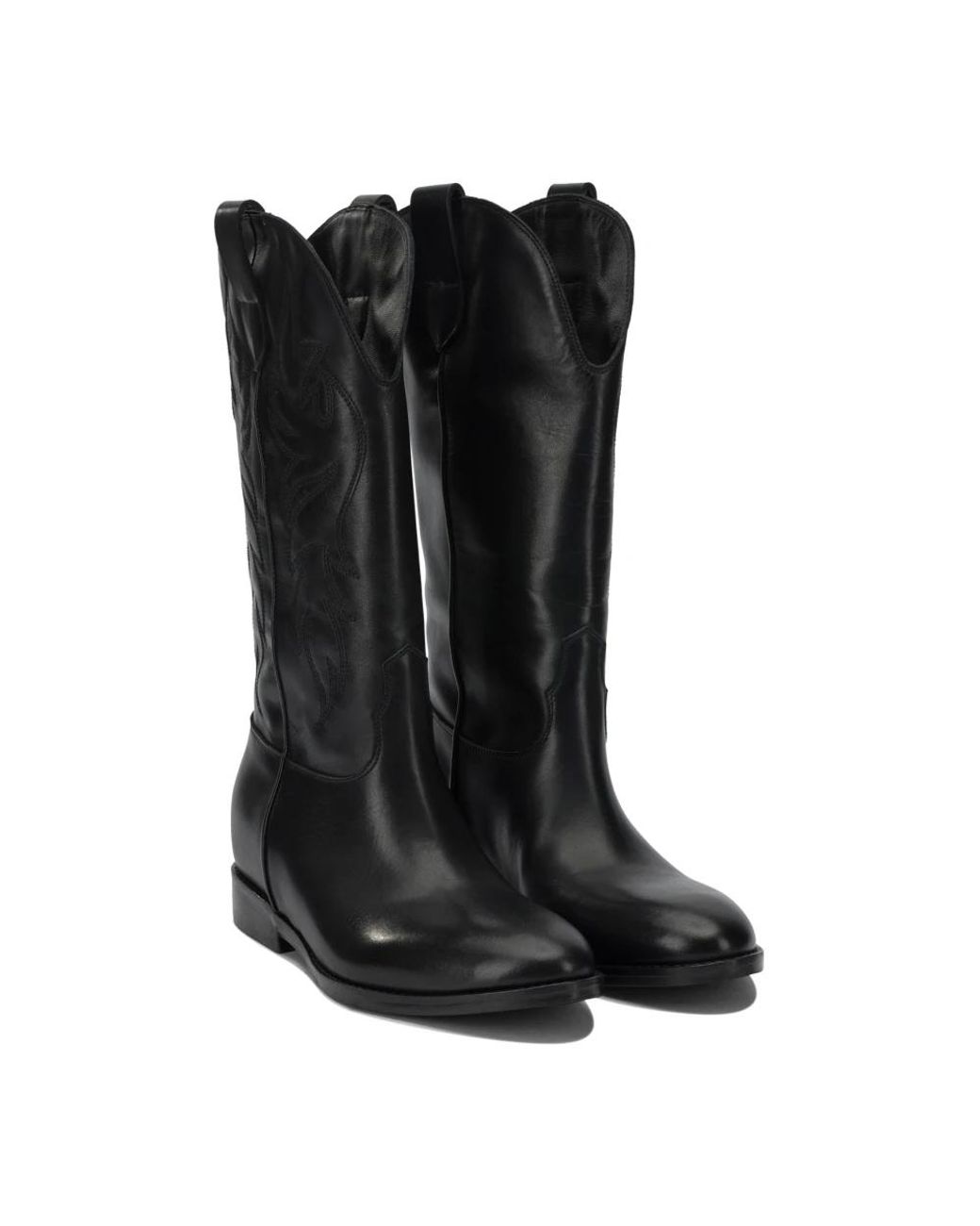 Strategia Black Cowboy Boots