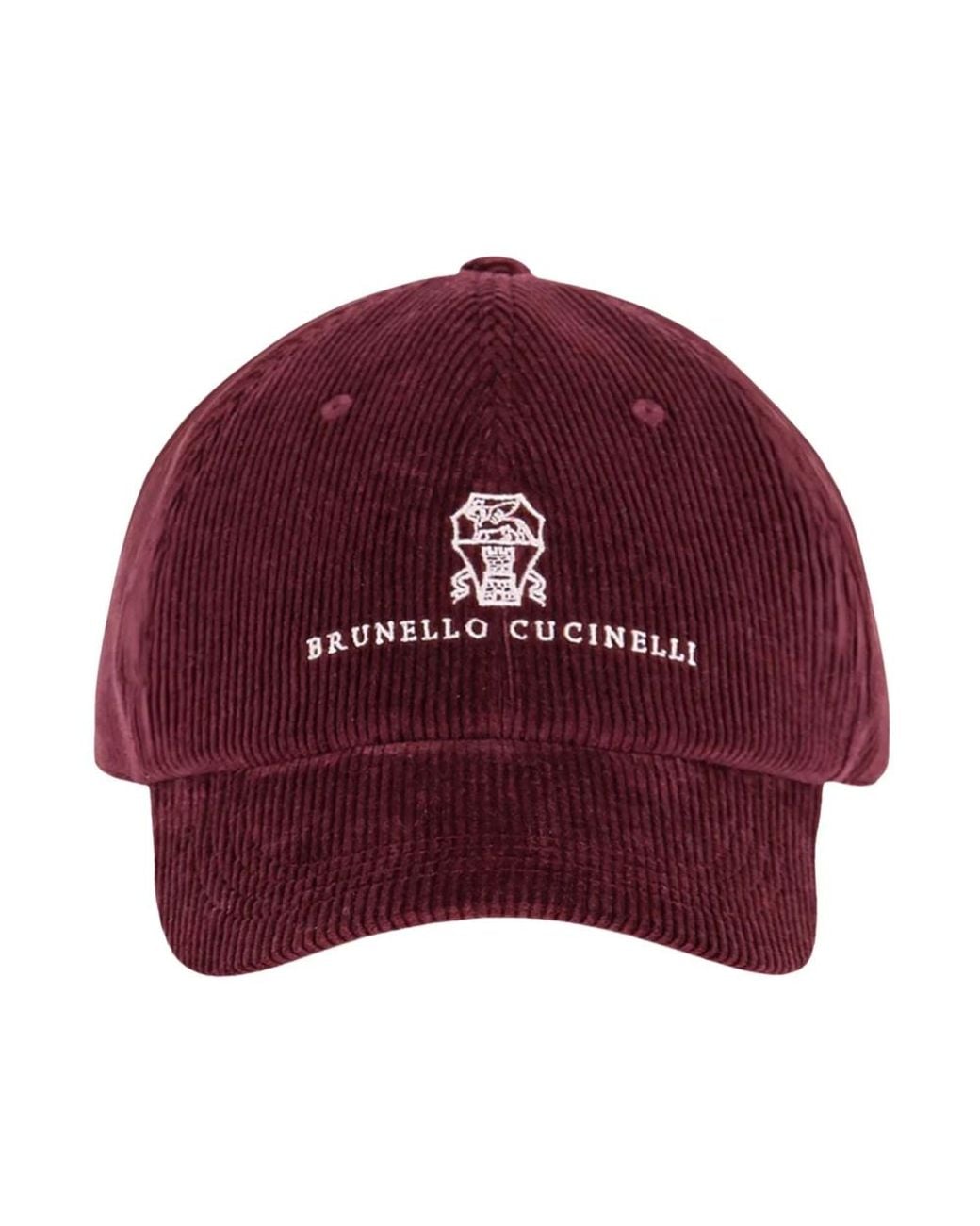 Brunello Cucinelli Red Hats & Caps for men