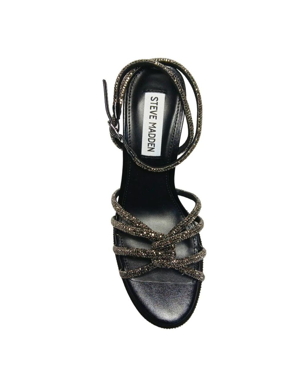 Steve Madden Black High Heel Sandals