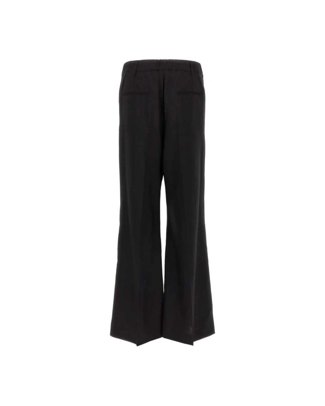 Marni Black Wide Trousers for men