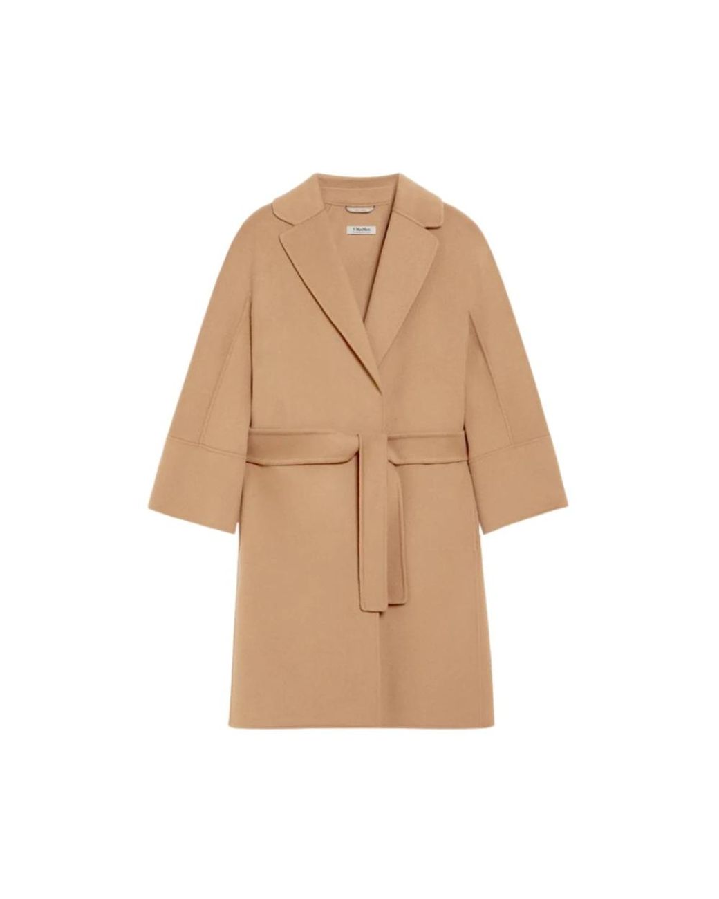 Max Mara Natural Belted Coats