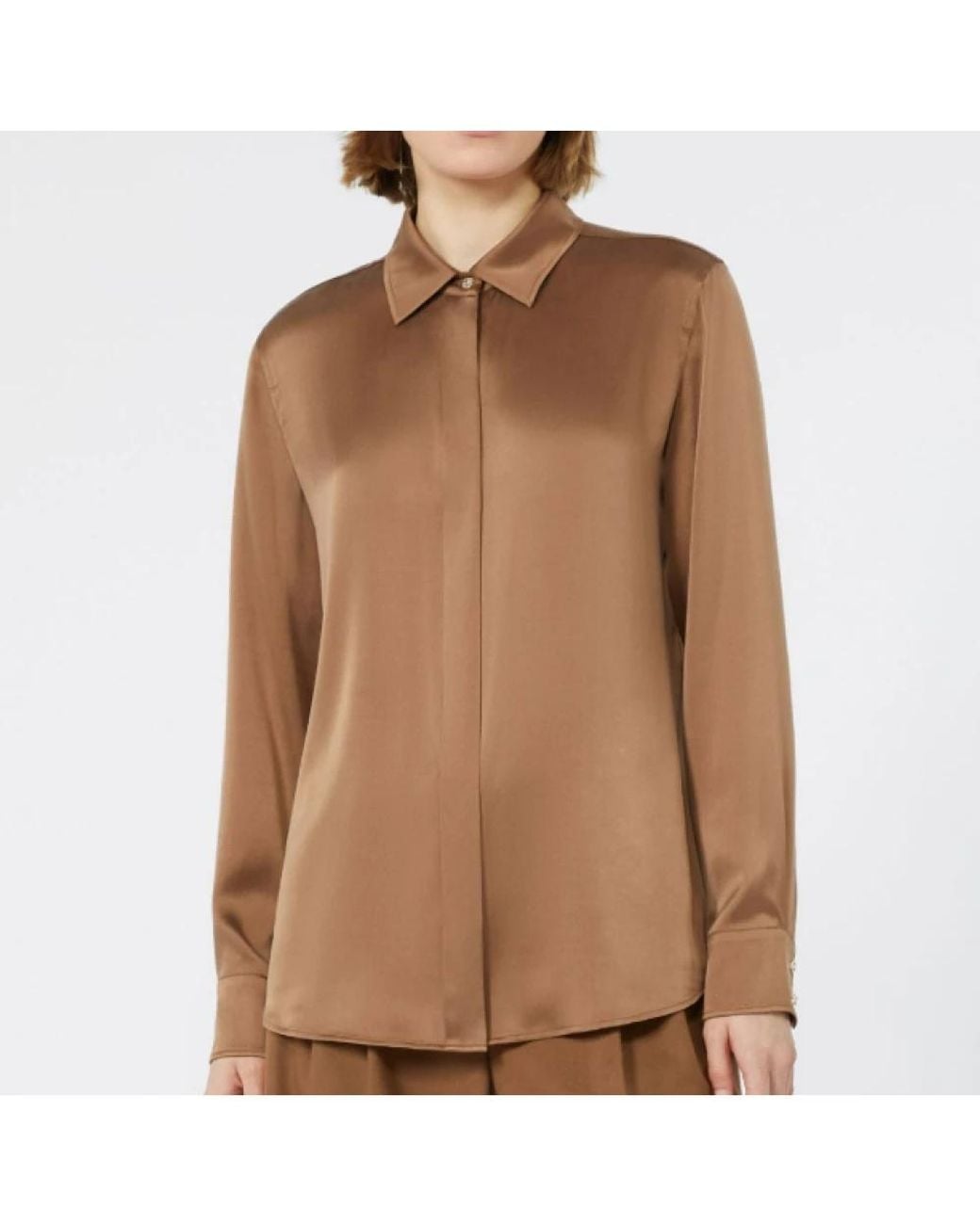 Max Mara Brown Shirts