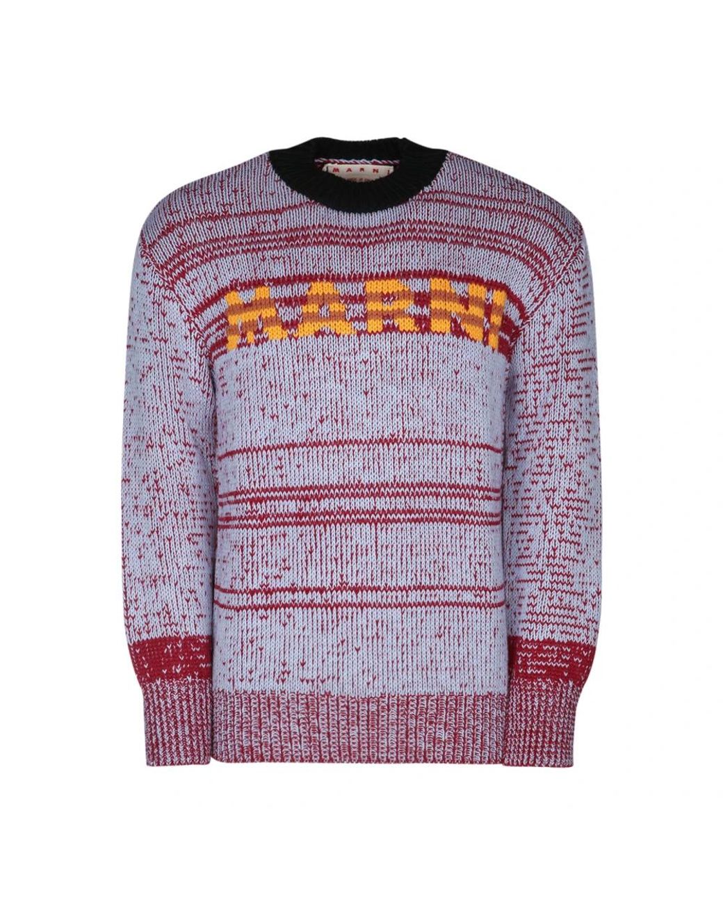 Marni Purple Round-Neck Knitwear for men